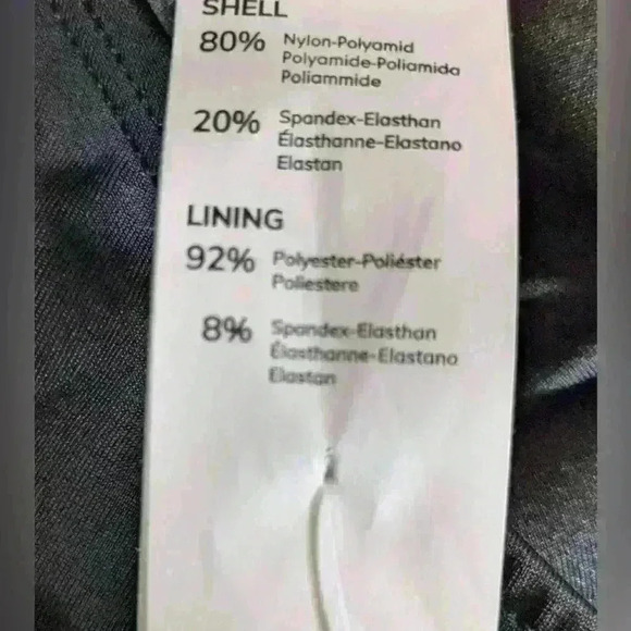 NWT‎ cupshe live life strappy one piece black bathing suit size L - Picture 5 of 6